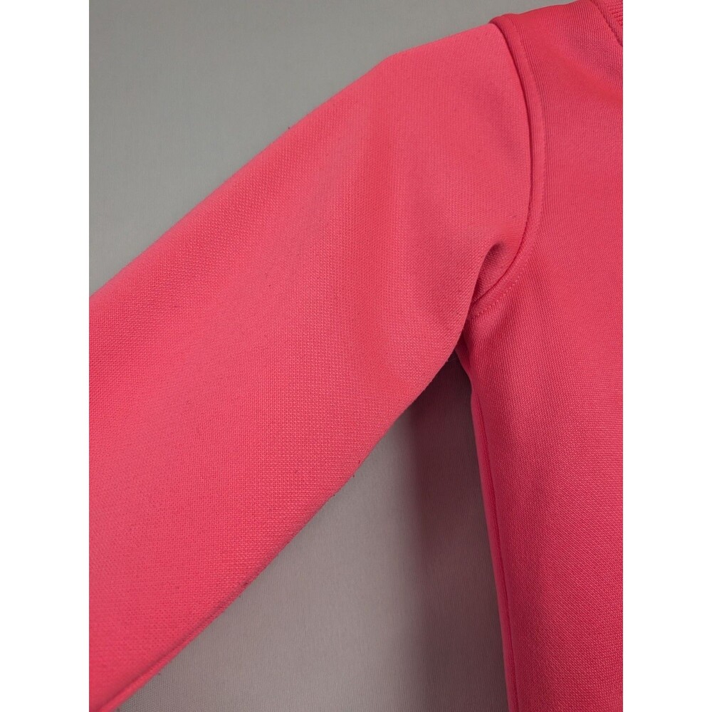 Under Armour Girls 18 Months Pink & Black Logo Crew Neck Sweatshirt UA Pullover - Picture 3 of 8
